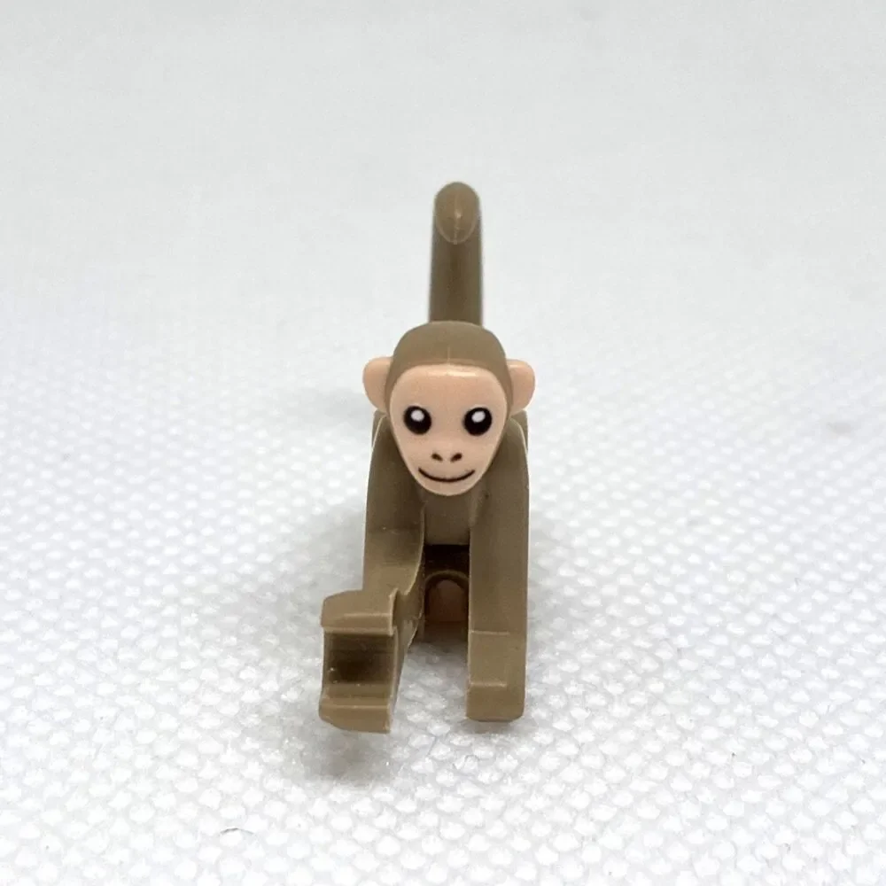 LEGO Parts - Dark Tan Monkey with Light Nougat Face - No 77864pb01 - QTY 1